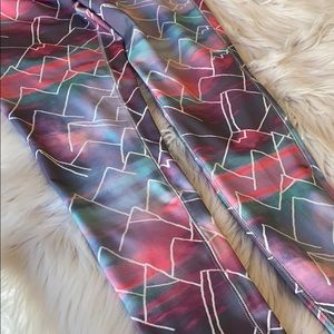 Vintage Mossimo sunset mountain leggings